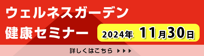 ウェルネスガーデン健康セミナー　2024年11月30日